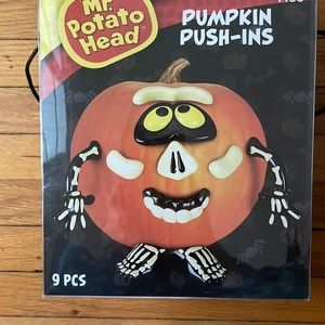 Mr Potato Head Skeleton Pumpkin Push-Ins Halloween Decoration